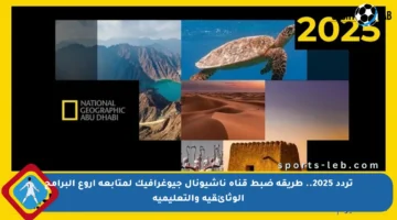 تردد 2025.. طريقة ضبط قناة ناشيونال جيوغرافيك لمتابعة أروع البرامج الوثائقية والتعليمية